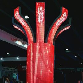China Innen-P10mm gebogene flexible geführte Anzeigefelder für Ausstellungs-Ereignis-Werbung fournisseur