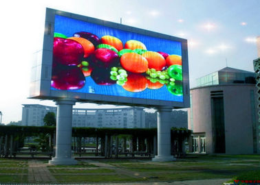 China Imprägniern Sie örtlich festgelegte LED Werbungs-Anschlagtafeln P10 im Freien für Eisenbahnen/Flughäfen fournisseur