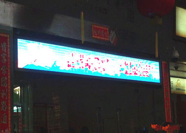 China Elektronische Werbung geführtes bewegliches Mitteilungs-Zeichen, geführt, Nachrichtenanzeige-Brett in einer Liste verzeichnend fournisseur