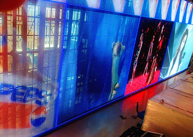 China Handels-Maschen-Anzeigen-Vorhang-Schirm P10 LED für Stadiums-Hintergrund fournisseur